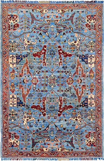 Orientalsk Teppe   Chaman Rug Hand Knotted   118 x 183 cm Størrelse: 118 x 183 cm