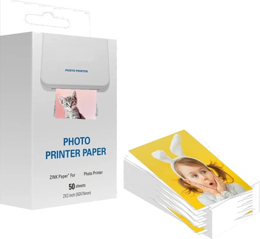 TB Zink Papir 50x76mm 50stk tilsvarer HP 1DE37A