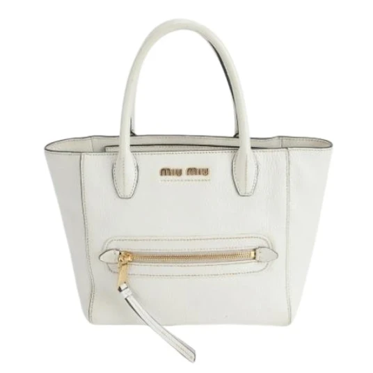 Miu Miu Pre-owned Dame Pre-owned Hvit