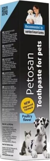 Petosan Tannkrem For Hund & Katt 70 G Petosan Tannkrem For Hund & Katt 70 G