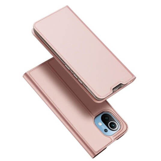 Dux Ducis Xiaomi Mi 11 DUX DUCIS Skin Pro Series Thin Wallet Kunstskinn Deksel - Rose Gull