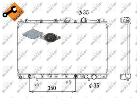 Radiator NRF 53304
