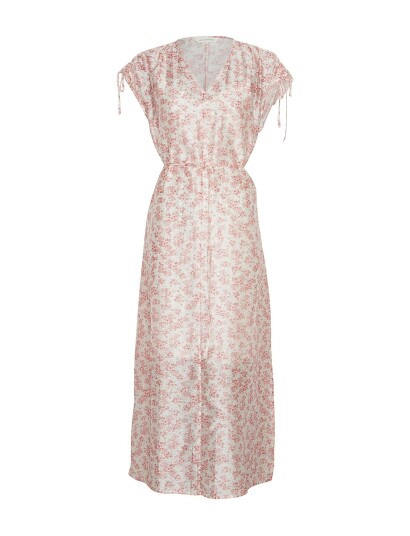 MSCH Copenhagen Mschisadora Sl Maxi Dress Aop - Pink - XS