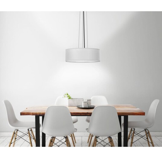 Smartwares Taklampe Tekstil Ø20cm Hvit Smartwares Taklampe Tekstil Ø20cm Hvit