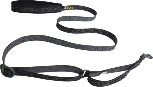 Ollydog Flagstaff Adjustable Leash Onesize Raven Bark