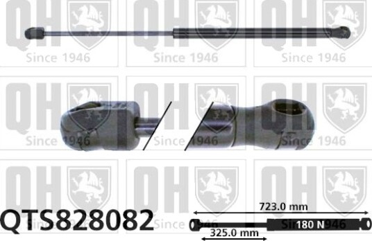 Gassfjær, motorpanser QUINTON HAZELL QTS828082