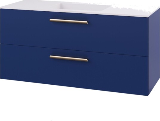 Linn Bad Ingrid D45cm Servantskap Blå / 120cm Linn Bad Ingrid D45cm Servantskap Blå / 120cm