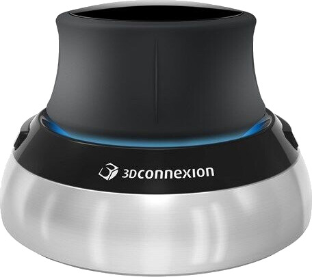 3Dconnexion SpaceMouse Compact 3D mus Kablet med 2 knapper Svart