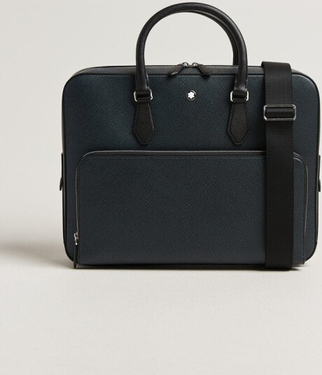 Montblanc Sartorial Medium Document Case Tweed Blue