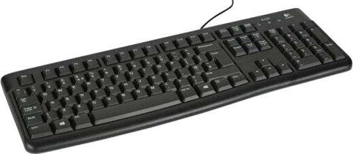 Logitech K120 Kablet Nordisk Tastatur med Vannavstøtende Funksjon - Svart Logitech K120 Kablet Nordisk Tastatur med Vannavstøtende Funksjon - Svart