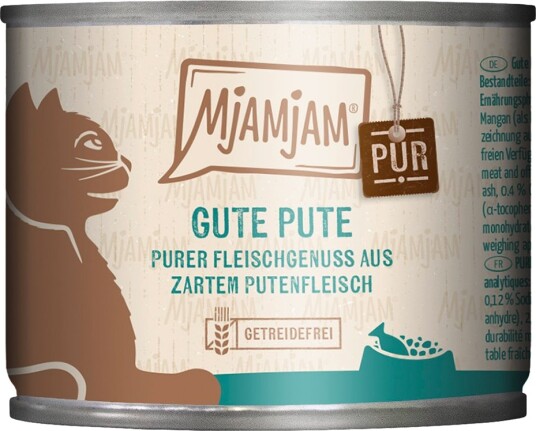 Mjamjam Våtfôr Økonomipakning Pure God Ren Kalkun 24 X 200 G