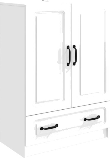  Serviesskap Høgglans hvit 66 x 34,5 x 92 cm Konstruert tre