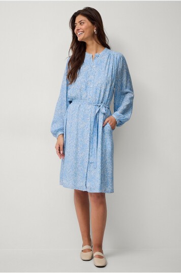 Second Female Kjole Kati Shirt Dress Blå
