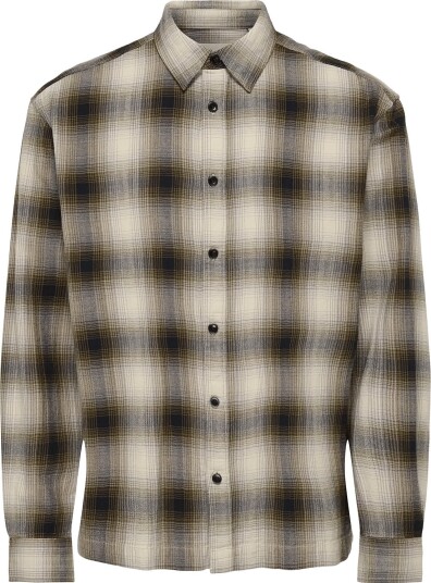 ONLY & SONS Onskosta Ls Check Reg Shirt Cream XS