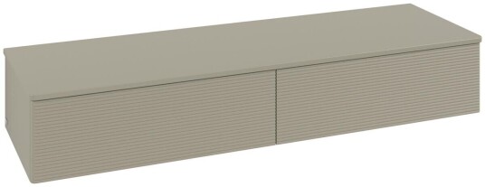 Villeroy & Boch Villeroy & Boch Antao Sideskap 160x50x26,8 cm m/lys Steingrå Matt Villeroy & Boch Villeroy & Boch Antao Sideskap 160x50x26,8 cm m/lys Steingrå Matt