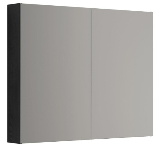 Dansani Inzo Style Speilskap 2 Dører B60-100xh80xd15 Svart eik / 100cm Dansani Inzo Style Speilskap 2 Dører B60-100xh80xd15 Svart eik / 100cm
