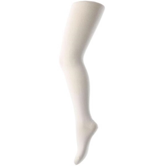MP 326 Cotton Plain Tights 01 White 6-12 mdr/70