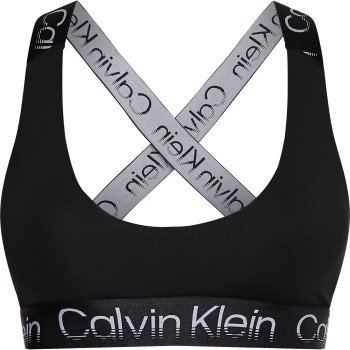 Calvin Klein BH Sport Active Icon Medium Support Bra Svart X-Large Dame Calvin Klein BH Sport Active Icon Medium Support Bra Svart X-Large Dame