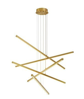 Kimpton taklampe, messing Kimpton taklampe, messing