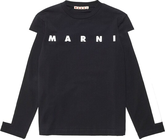 Marni Genser Svart m. Hvit Marni 8 år 128 Genser