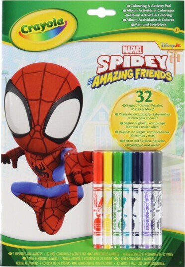 Crayola Crayola Coloring & Activity Album Spidey Multi/patterned ONE SIZE Crayola Crayola Coloring & Activity Album Spidey Multi/patterned ONE SIZE