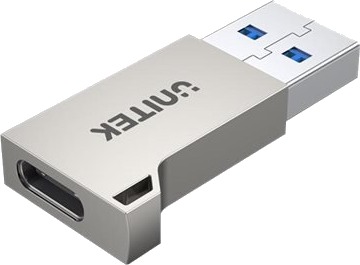 Unitek   Usb Adapter   Usb Type A Hann Til Usb C Hunn   Usb 3.1   Sølv