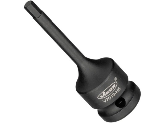 Vigor Kraftpipe 1/2" Metrisk 5mm Sort med 1 Hoved