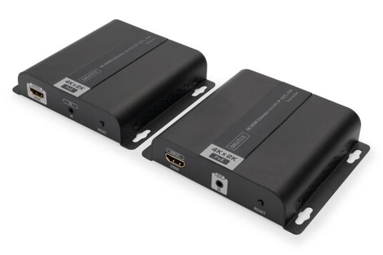 Digitus 4K HDMI Extender Set med PoE – Videotilbehør for opptil 120 m