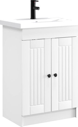  Baderomsinnredningssett Hvit 78,5 x 37,5 x 81 cm Konstruert tre