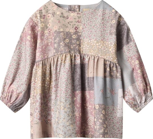 Wheat Kjole Herdis Patchwork Blomster Wheat 2 år (92) Kjole Beige Lilla Rosa Wheat Kjole Herdis Patchwork Blomster Wheat 2 år (92) Kjole Beige Lilla Rosa
