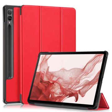 Samsung Galaxy Tab S9+ Tri Fold Series Smart Folio etui Rød