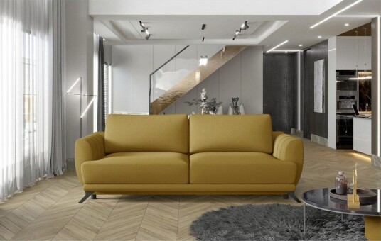 Sofa Eltap Megis 242x95x90 cm Solar 45 Gul