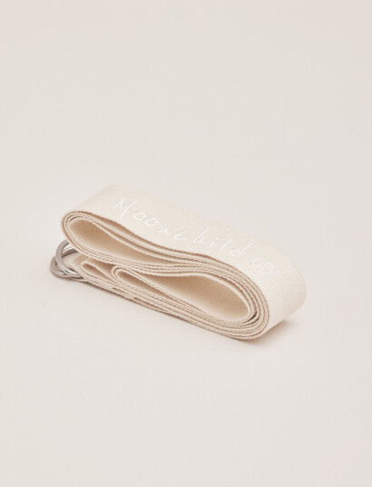 Moonchild Yoga Wear Moonchild Yoga Strap - Organic Cott - Beige - 240X 3.8CM Moonchild Yoga Wear Moonchild Yoga Strap - Organic Cott - Beige - 240X 3.8CM