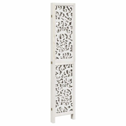  Romdeler 4 paneler hvit heltre keisertre 8721012074347