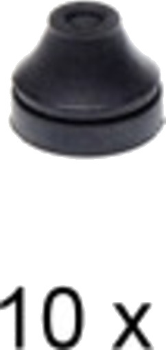 Gummiplugg 26 mm. Pakke med 10 stk.