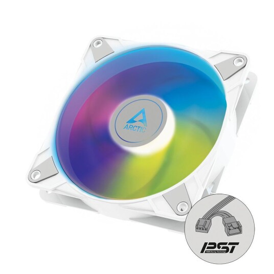Arctic P14 PWM PST A-RGB (White) PWM Controlled Speed with PST, A-RGB Illumination Arctic P14 PWM PST A-RGB (White) PWM Controlled Speed with PST, A-RGB Illumination