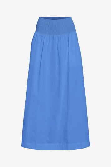 Vila Maxi skjørt viMia HW Maxi Skirt Blå Vila Maxi skjørt viMia HW Maxi Skirt Blå