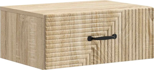  Vegghengt Nattbord Sonoma eik 49 x 34,5 x 20 cm Konstruert tre