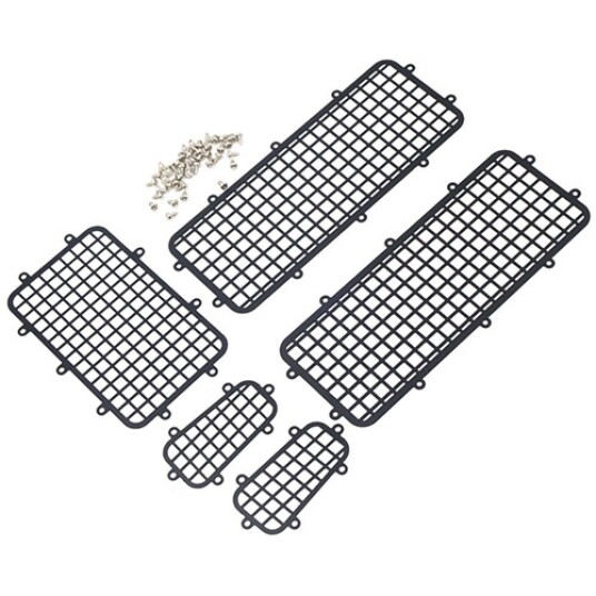 Yeah Racing Window Guard Set for TRX-4 Black