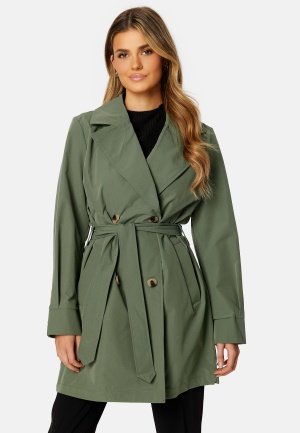 VILA Mersin Trenchcoat Duck Green Detail: F 38 VILA Mersin Trenchcoat Duck Green Detail: F 38