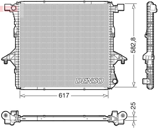 Radiator DENSO DRM32052 Radiator DENSO DRM32052