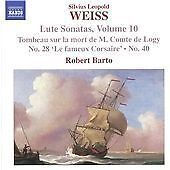 MediaTronixs Silvius Leopold Weiss : Lute Sonatas - Volume 10 CD (2009) Pre-Owned