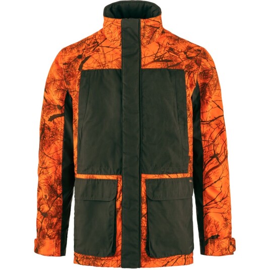 Fjellreven Brenner Pro Padded Jacket M Orange Multi Camo-deep Forest S