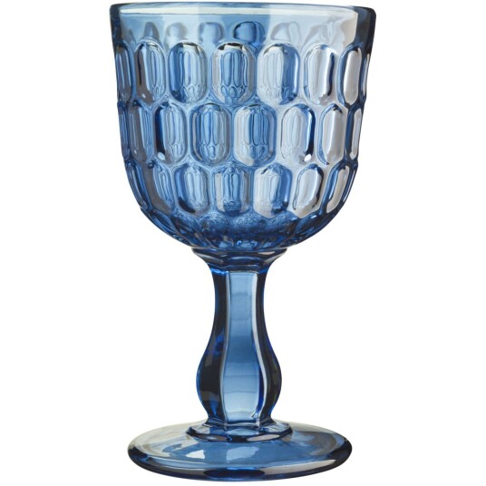 VEGA Vinglass Isabella; 30cl, 9.2x15.8 cm (ØxH); Blå; 6 Stykk / Forpakning VEGA Vinglass Isabella; 30cl, 9.2x15.8 cm (ØxH); Blå; 6 Stykk / Forpakning