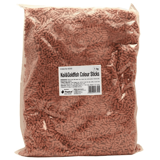 Tropical Koi og Goldfish Colour Sticks 1kg x