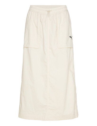 PUMA Future.puma.archive Zip-Off Maxi Woven Skirt - Cream - S