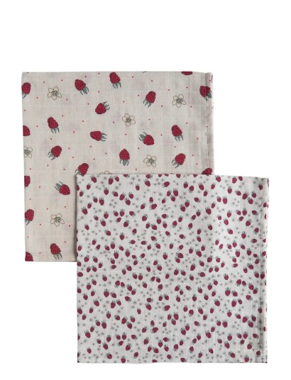 LouieLouie Swaddle Muslin 2 Pack Pink ONE SIZE LouieLouie Swaddle Muslin 2 Pack Pink ONE SIZE