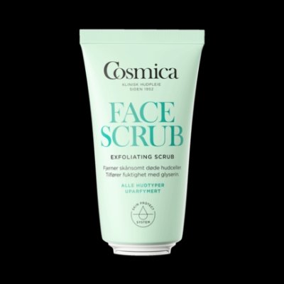 Cosmica Face Exfoliating Scrub 50 ml – Skånsom ansiktsskrubb med bambuspartikler