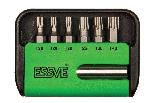 ESSVE 9997002 Bitssett for terassemontering, 7 deler