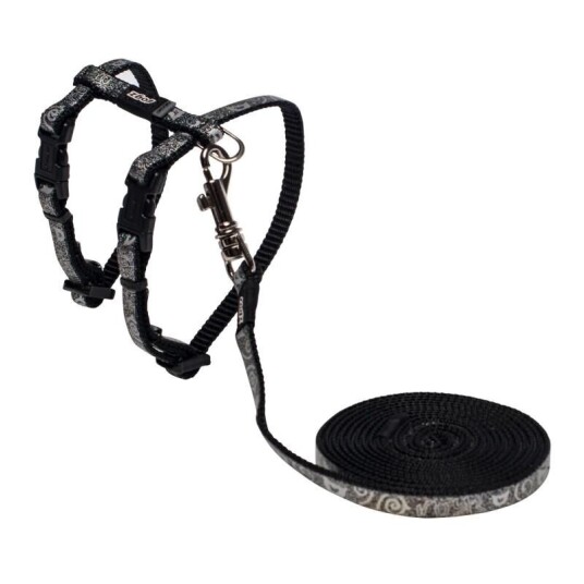 Rogz Sparklecat Refleks Kattesele med bånd S / 24-40 cm Blå